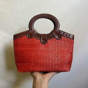 Fossil small woven crossbody bag
